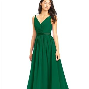 Azazie Dark Green bridesmaid dress